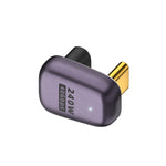 240W USB-C/Type-C 암-USB-C/Type-C 수 40Gbps U형 어댑터 라이트 포함, U형 어댑터
