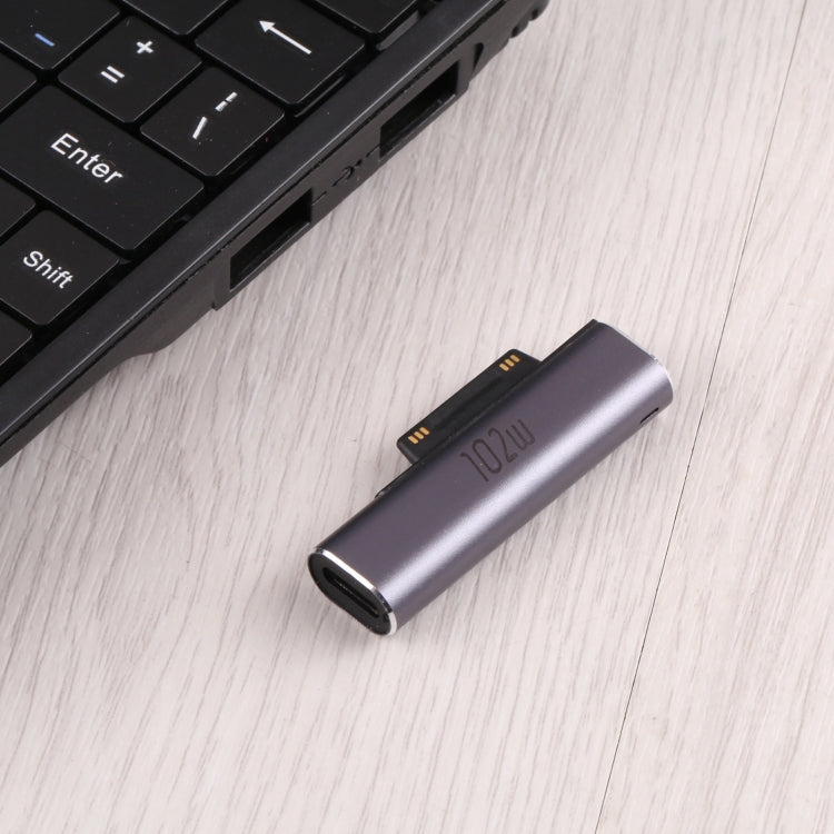 102W USB-C / 타입-C 암컷 충전 어댑터 Microsoft Surface Pro 3 / 4 / 5 / 6 / 7 / Surface Go용