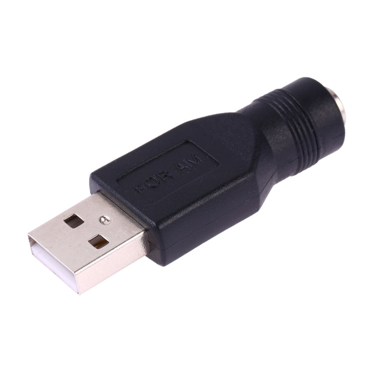 USB 수컷 to 5.5 x 2.1mm 암컷 플러그 어댑터 커넥터, USB 수컷 to 5.5 x 2.1mm
