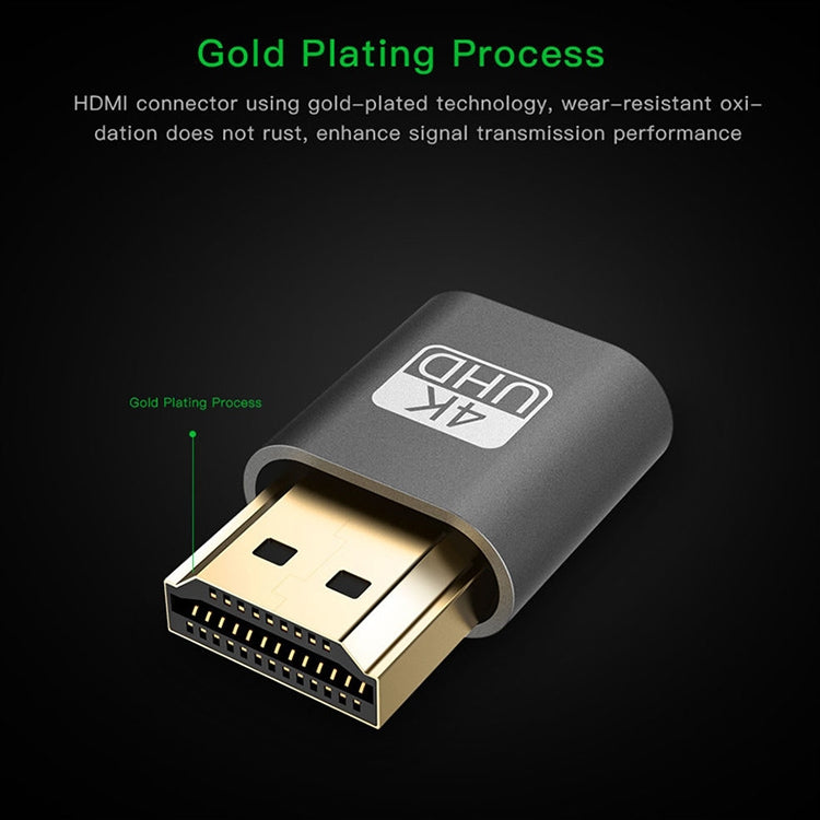 VGA 가상 디스플레이 어댑터 HDMI 1.4 DDC EDID 더미 플러그 헤드리스 디스플레이 에뮬레이터, 핑크, 그레이, 골드, 레드, 실버