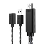 7563s USB-C / 타입-C 암 to 2K HDMI 수 HD 비디오 어댑터 케이블, 케이블 길이: 1m