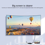 7563s USB-C / 타입-C 암 to 2K HDMI 수 HD 비디오 어댑터 케이블, 케이블 길이: 1m