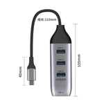 Onten 95118U 4 in 1 USB-C / 타입-C to 4 USB 3.0 포트 다기능 허브 변환 도킹 스테이션, 95118U