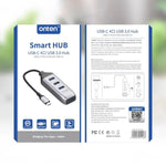 Onten 95118U 4 in 1 USB-C / 타입-C to 4 USB 3.0 포트 다기능 허브 변환 도킹 스테이션, 95118U