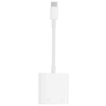 NK-1035 TC 2-in-1 USB-C / Type-C 수컷 to 이더넷 + Type-C 전원 암컷 어댑터, NK-1035 TC