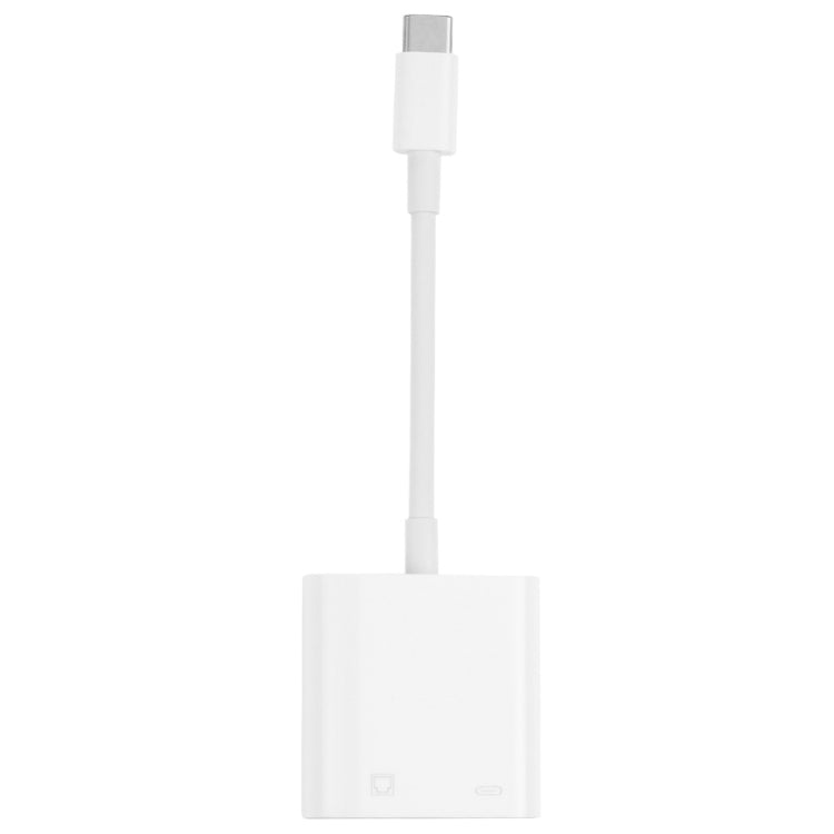 NK-1035 TC 2-in-1 USB-C / Type-C 수컷 to 이더넷 + Type-C 전원 암컷 어댑터, NK-1035 TC
