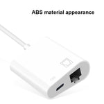 NK-1035 TC 2-in-1 USB-C / Type-C 수컷 to 이더넷 + Type-C 전원 암컷 어댑터, NK-1035 TC
