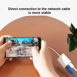 NK-1035 TC 2-in-1 USB-C / Type-C 수컷 to 이더넷 + Type-C 전원 암컷 어댑터, NK-1035 TC