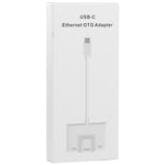 3-in-1 USB-C / Type-C 수컷 to USB + 100M RJ45 이더넷 + Type-C 전원 암컷 어댑터, 3-in-1