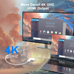 USB-C/타입-C to HDMI+USB-C/타입-C 비디오 컨버터, 타입-C 4K/30HZ