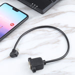 USB-C / 타입-C 수컷 to B타입 사각 프린트 포트 암컷 커넥터 케이블, 타입-C to B타입 사각
