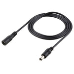 노트북용 1m 22AWG 5.5 x 2.1mm 암컷 to 수컷 DC 전원 공급 플러그 연장 케이블, 1m 5.5 x 2.1mm