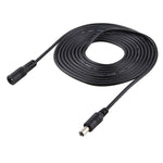 노트북용 2m 22AWG 5.5 x 2.1mm 암컷 to 수컷 DC 전원 공급 플러그 연장 케이블, 2m 5.5 x 2.1mm