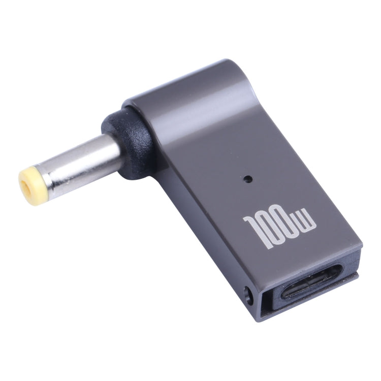 100W USB-C / 타입-C 암컷 to DC 4.8x1.7mm 수컷 컴퓨터 충전 어댑터, 타입-C 암컷 to DC 4.8x1.7mm 수컷
