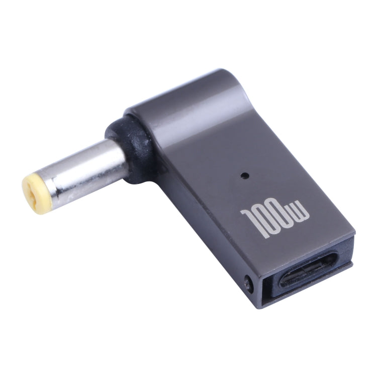 100W USB-C / 타입-C 암컷 to DC 5.5x1.7mm 수컷 컴퓨터 충전 어댑터 Acer용, 타입-C 암컷 to DC 5.5x1.7mm 수컷