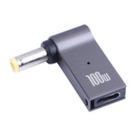 100W USB-C / 타입-C 암컷 to DC 5.5 x 2.5mm 수컷 컴퓨터 충전 어댑터 Lenovo용, 타입-C 암컷 to DC 5.5x2.5mm 수컷