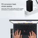 100W USB-C / 타입-C 암컷 to DC 7.4x0.6mm 수컷 컴퓨터 충전 어댑터 HP용, 타입-C 암컷 to DC 7.4x0.6mm 수컷(HP용)