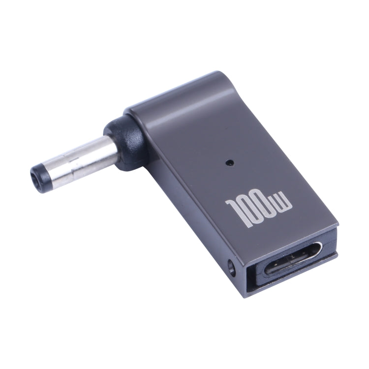 100W USB-C / 타입-C 암-DC 4.0x1.7mm 수 컴퓨터 충전 어댑터 for Lenovo, 타입-C 암-DC 4.0x1.7mm 수(블랙)