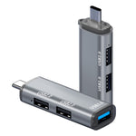 ADS-302C 3-in-1 다기능 타입-C / USB-C 허브 도킹 스테이션, ADS-302C