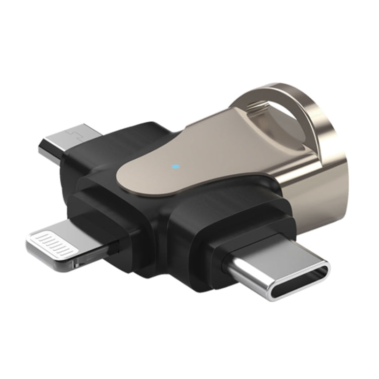 3-in-1 OTG 어댑터, USB to Type-C / 마이크로 USB / 8핀