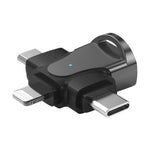 3-in-1 OTG 어댑터, USB to Type-C / 마이크로 USB / 8핀