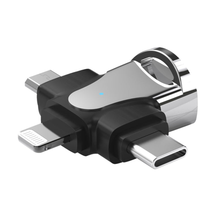 3-in-1 OTG 어댑터, USB to Type-C / 마이크로 USB / 8핀