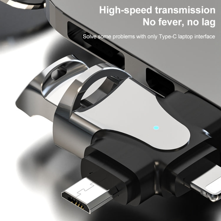 3-in-1 OTG 어댑터, USB to Type-C / 마이크로 USB / 8핀