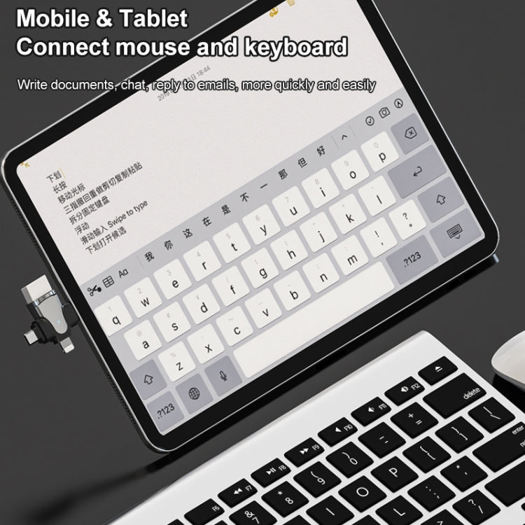 3-in-1 OTG 어댑터, USB to Type-C / 마이크로 USB / 8핀