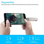Richwell 3-in-1 16G 마이크로 USB + 8핀 + USB 3.0 메탈 회전 푸시풀 플래시 디스크 OTG 기능 포함, 16G