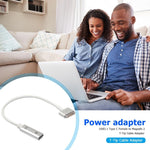 5핀 MagSafe 2 (T자형) to USB-C / Type-C PD 충전 어댑터, Type-C to MagSafe 2