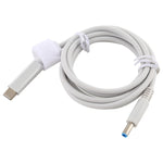 HP USB-C / 타입-C to 7.4 x 0.6mm 노트북 전원 충전 케이블, 케이블 길이 약 1.5m, 타입-C to 7.4 x 0.6mm