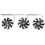 3개입 그래픽 카드 쿨링 팬 Zotac GTX 1070-8GD5 X-OC용, 직경: 85mm, 0.5A 직경: 9.5mm(3개입)