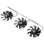 3개입 그래픽 카드 쿨링 팬 Zotac GTX 1070-8GD5 X-OC용, 직경: 85mm, 0.5A 직경: 9.5mm(3개입)