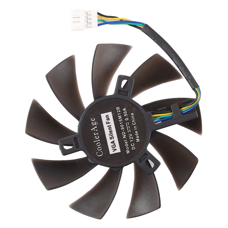 T129215SU 4핀 이중 볼 베어링 교체용 쿨링 팬 for MSI Gigabyte GTX 1060 RX 480 460 570 580 R9 290X RX 550 카드 쿨러 팬, 직경: 85mm, 4핀 수