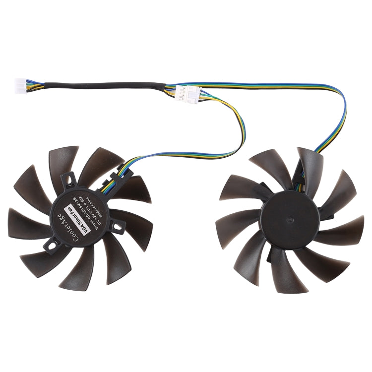 GFY09010E12SPA 4핀 그래픽 카드 쿨링 팬 for Zotac GTX 1070 Mini GTX 1060 6GB GTX1060, 직경: 85mm, 2개 세트, GFY09010E12SPA