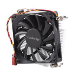 CoolAge 1155-1U DC 12V 2000PRM 30.5cfm 알루미늄 히트싱크 유압 베어링 쿨링 팬, 인텔 1150 1156 1151용 CPU 쿨링 팬, 1155-1U 알루미늄