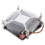 CoolAge 1155-1U DC 12V 2000PRM 30.5cfm 알루미늄 히트싱크 유압 베어링 쿨링 팬, 인텔 1150 1156 1151용 CPU 쿨링 팬, 1155-1U 알루미늄
