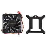 CoolAge 1155-1U DC 12V 2000PRM 30.5cfm 알루미늄 히트싱크 유압 베어링 쿨링 팬, 인텔 1150 1156 1151용 CPU 쿨링 팬, 1155-1U 알루미늄