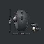 로지텍 MX ERGO S 440DPI 블루투스 + 유니파잉 듀얼 모드 무선 트랙볼 광 마우스, MX ERGO S