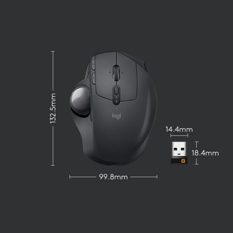 로지텍 MX ERGO S 440DPI 블루투스 + 유니파잉 듀얼 모드 무선 트랙볼 광 마우스, MX ERGO S