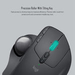 로지텍 MX ERGO S 440DPI 블루투스 + 유니파잉 듀얼 모드 무선 트랙볼 광 마우스, MX ERGO S