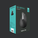 로지텍 MX Vertical 4000DPI USB-C / Type-C + 유니파잉 + 블루투스 3모드 인체공학 무선 수직 광 마우스, MX Vertical