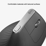 로지텍 MX Vertical 4000DPI USB-C / Type-C + 유니파잉 + 블루투스 3모드 인체공학 무선 수직 광 마우스, MX Vertical