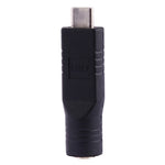 5.5 x 2.5mm 암컷 to USB-C / 타입-C 수컷 플러그 어댑터 커넥터, 5.5 x 2.5mm