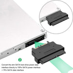 SATA 22핀 암컷 to 슬림라인 SATA 13핀 수컷 어댑터, SATA 22핀 암컷 to SATA 13핀