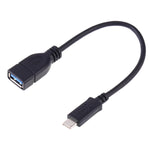 USB-C 3.1 / Type-C 수컷 to USB 3.0 암컷 OTG 어댑터 케이블, 길이: 20cm, ZSSG-9B20OTG