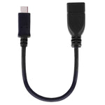USB-C 3.1 / Type-C 수컷 to USB 3.0 암컷 OTG 어댑터 케이블, 길이: 20cm, ZSSG-9B20OTG