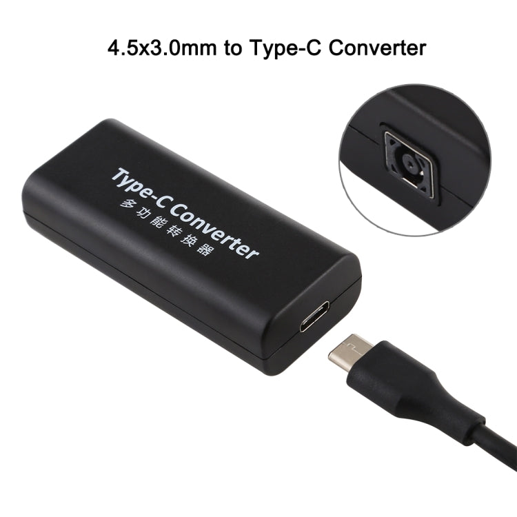 DC 4.5 x 3.0mm 전원 잭 암컷 to USB-C / Type C 암컷 전원 커넥터 어댑터 15cm USB-C / Type C 케이블 포함, 4.5x3.0mm