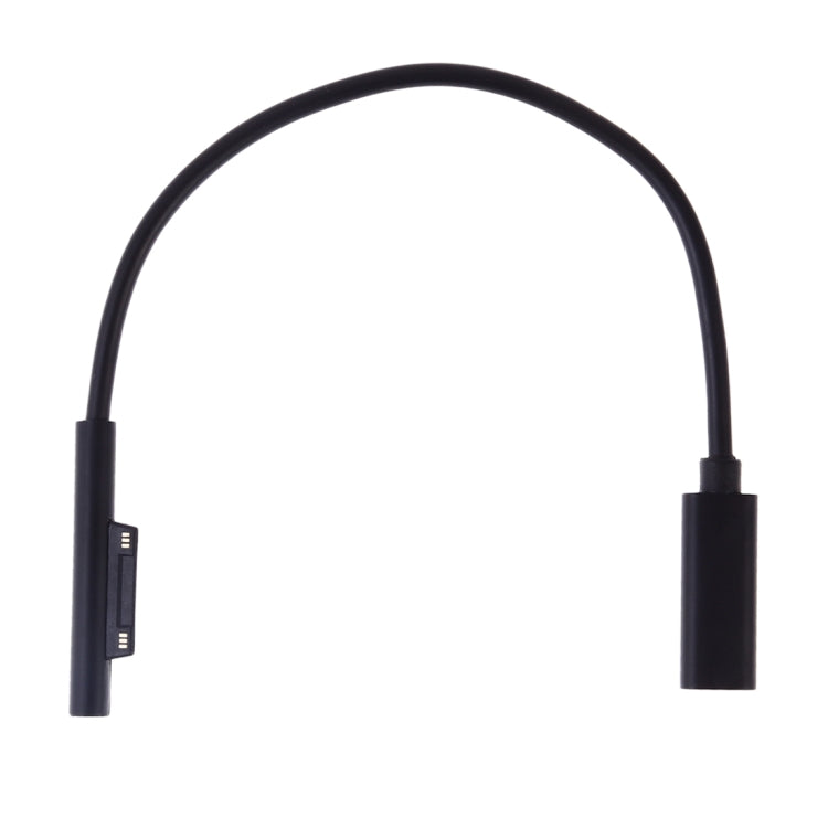 USB-C / Type-C 암컷 to 6핀 수컷 노트북 PD 고속 충전 케이블 Microsoft Surface Pro 9 / 8 / 7 / 6 / 5 / 4 / 3용, 케이블 길이: 0.2m, Pro 9 / 8 / 7 / 6 / 5 / 4 / 3 to USB-C / Type-C 암컷 블랙