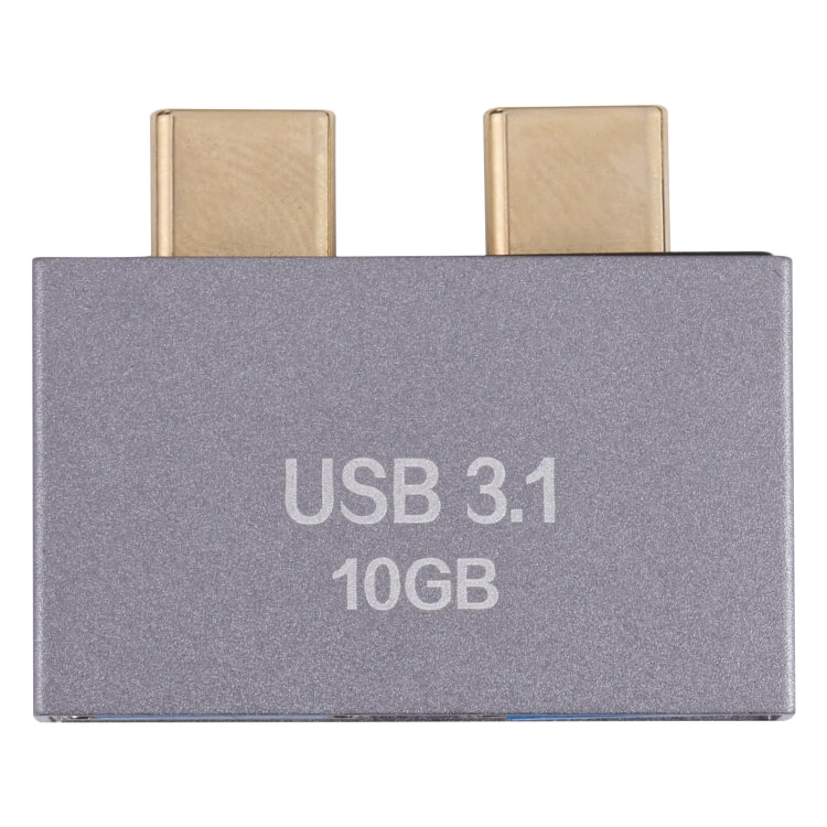 2 x USB 암컷 to 2 x USB-C / Type-C 수컷 어댑터, 2 x USB 암컷 to 2 x Type-C 수컷